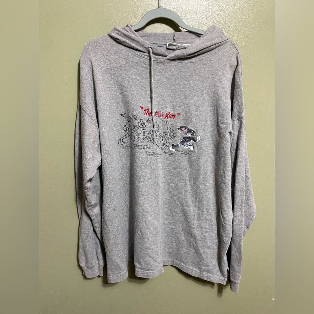 Looney‎ Tumes Classic Hoodie with Bugs Bunny, Size XXL